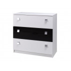 Chest Of Drawers LUX  Black Gloss