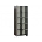 Bookcase CUBICO CU9 With Anthracite Yellow Extensions