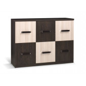 Chest of Drawers - universal furniture - Chest Of Doors ORLANDO K 6D Ash