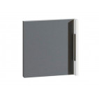 Bookcase Cubico With Anthracite / Aluminum Extensions / Door