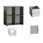 Bookcase CUBICO CU12 With Aluminum Extensions