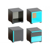Bedside Table - Cabinet CUBICO CU17 With...