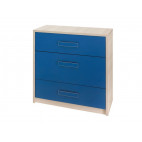 Chest of drawers bergi b k3sz blue