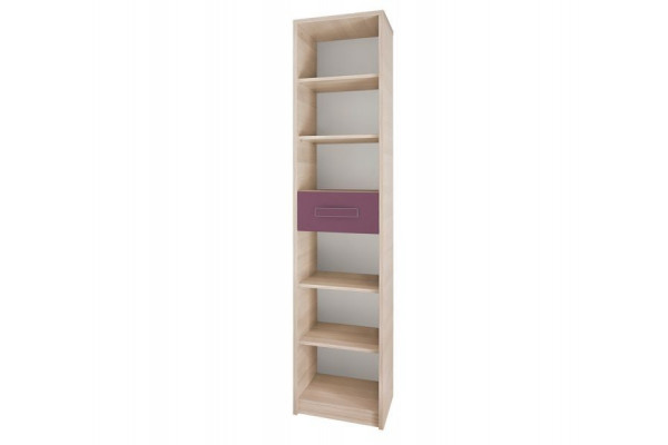 Bookcase BREGI B R45 - Purple color
