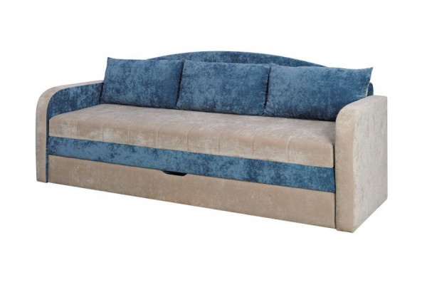 Sofa rozkładana TENUS T SOFA niebieska