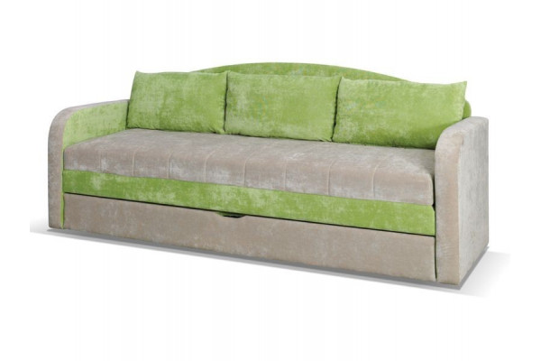 Sofa rozkładana TENUS T SOFA zielona