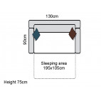 Folding Sofa Bed Zuzia Plan