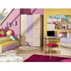Childrens Bedroom Furniture Set LORENTO 7 Purple