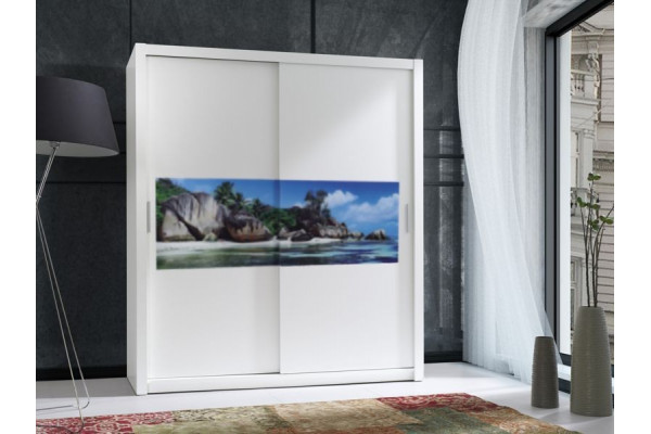 Wardrobe 180 Landscape - White