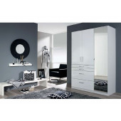 Wardrobes - Alpine white hinged 3 doors...