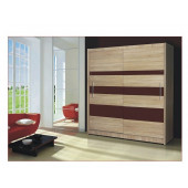 Wardrobes - Wardrobe GENEWA 4 Chestnut Gloss