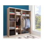 Wardrobe 200 BRICO WHITE GLOSS