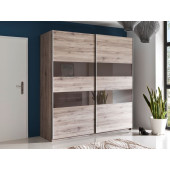 Wardrobes - Wardrobe 200 BRICO BROWN GLOSS