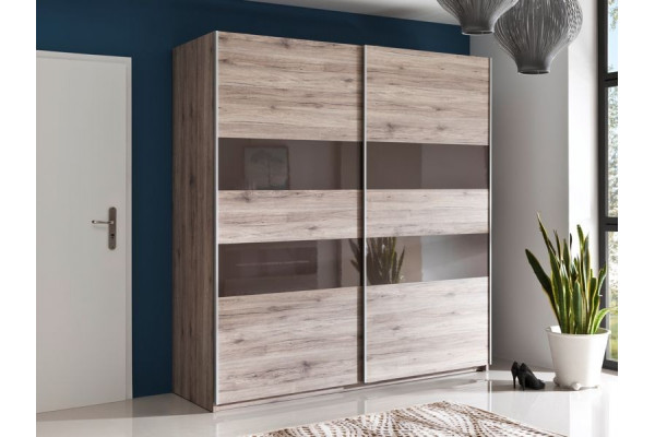 Wardrobe 200 BRICO BROWN GLOSS