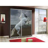 Wardrobes - Wardrobe PENELOPA 155 Horse -...