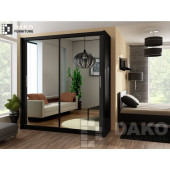 Wardrobes - Wardrobe PARIS 160 Black