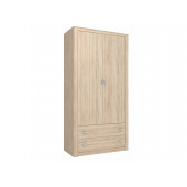 Wardrobes - Wardrobe CLEO S2D-Oak Sonoma