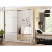 Wardrobes - Wardrobe VISTA White Gloss