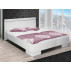 King Size Bed Vista White 150