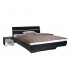 Double Bed Cetina Black With LED Light