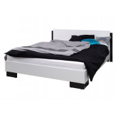 Beds - Queen Size Bed Lux - Black Gloss...