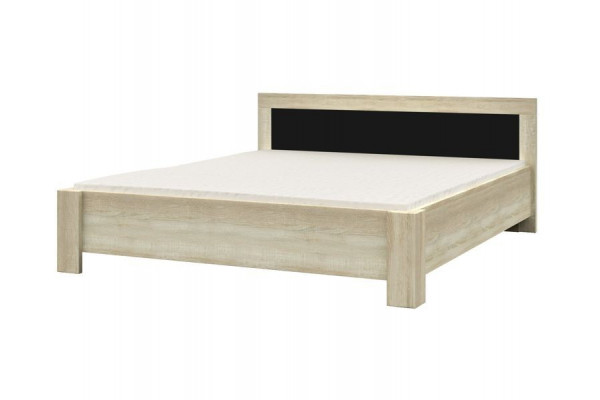 Queen size Bed Mediolan - Oak Sonoma color