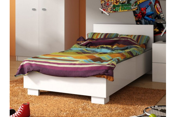 Single Bed Domino - white