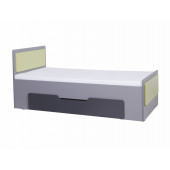 Beds - Single Bed Lido - Graphite-Green...