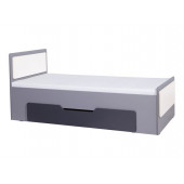 Beds - Single Bed Lido - Graphite-White...