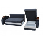 GRETA - corner sofa bed with two storages