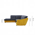 VASTO Corner Sofa - sleeping function
