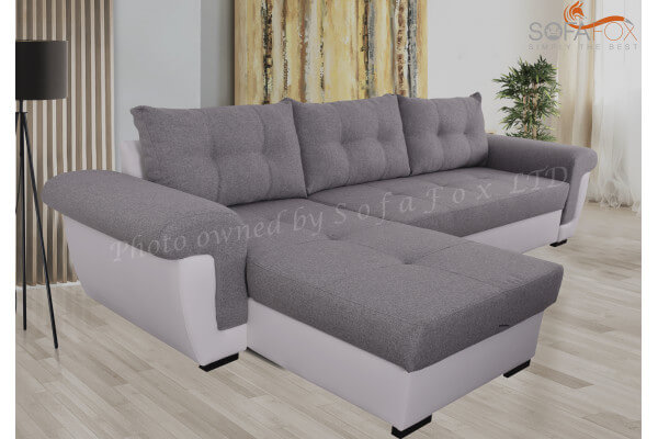 Amber corner sofa bed