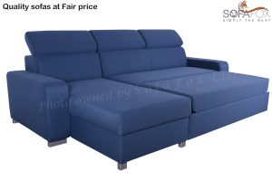 DIAMOND - corner sofa bed with adjustable headrests