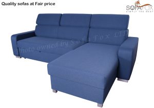 DIAMOND - corner sofa bed with adjustable headrests