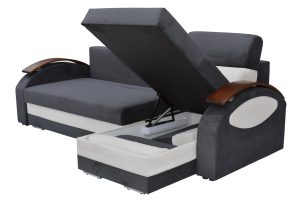 GRETA - corner sofa bed with two storages