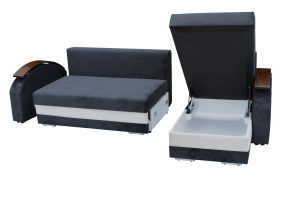 GRETA - corner sofa bed with two storages