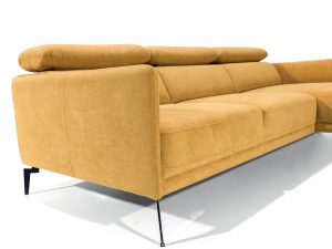 SIDOLO - corner sofa with adjustable headrests