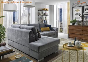 VERA - corner sofa bed with storage